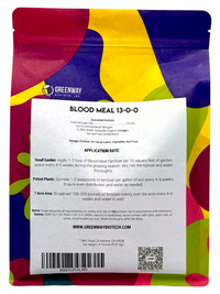 Organic Blood Meal Fertilizer 13-0-0 4 Pounds