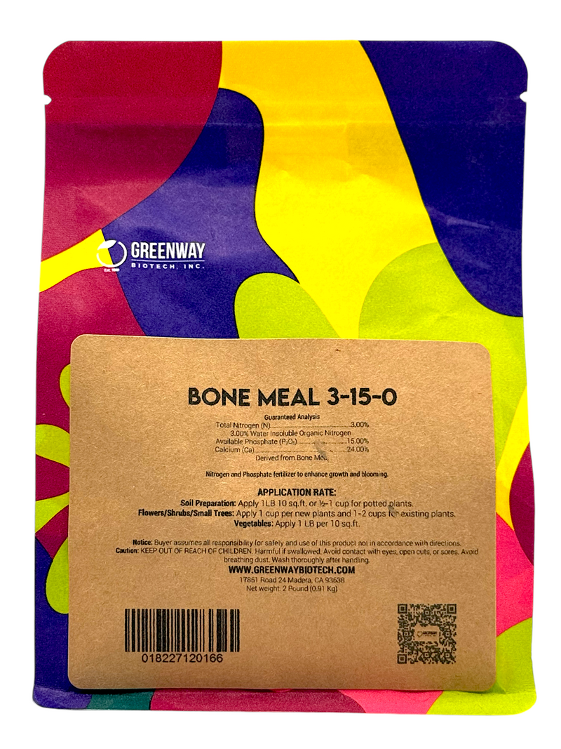 Organic Bone Meal Fertilizer 3-15-0 2 Pounds